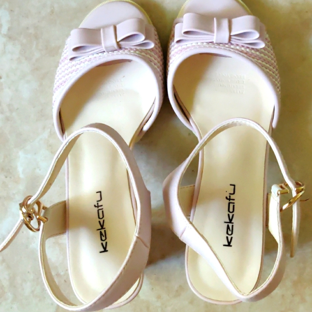 Lavender Platform Sandals